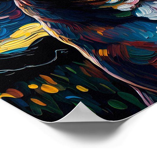 Poster style Boxe Chien Chien Chien Chien Chien Gr (Coin)