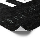 Poster Style Chalkboard - Gardez Le Calme Enseigner Sur L (Coin)