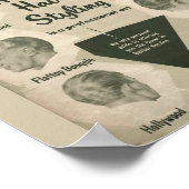 POSTER STYLE CHEVEUX MODERNE (Coin)