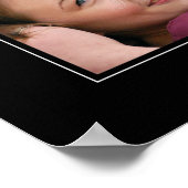 Poster Style Classique Photo Mat Personnalisé - Noir - (Coin)