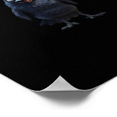 Poster Style créatif de matériel drôle de corbeau F (Coin)