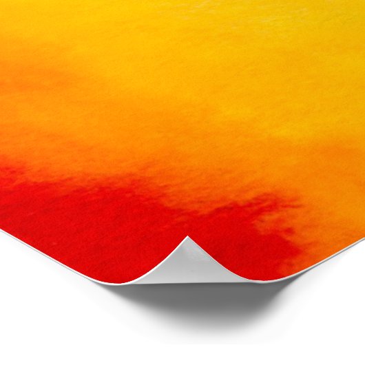 Poster Style d'aquarelle de fierté (Coin)