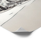 Poster Style de BD Lexington Kentucky (Coin)