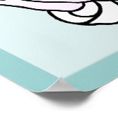 Poster Style de bordure main (Coin)