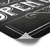 Poster Style de calque BARRE OUVERTE Signe Imprimer (Coin)