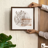Poster Style de feuillage d'art boho