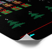 Poster Style de Noël Retro jeu vidéo (Coin)
