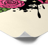 Poster Style de tatouage Girl Power (Coin)