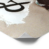 Poster style de vie Couleur de l'atmosphère gris, marron, (Coin)