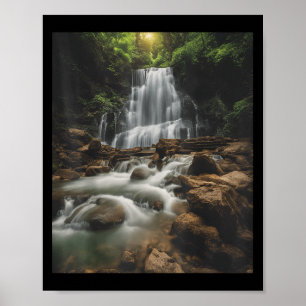 Poster Style de vie en cascade_ Chutes pastel et appel de