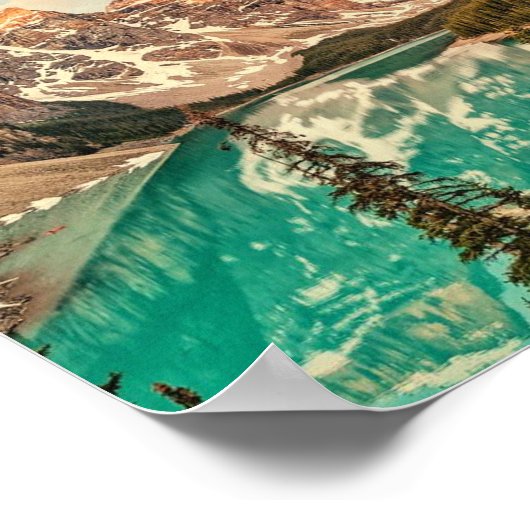 Poster Style des Rocheuses canadiennes (Coin)