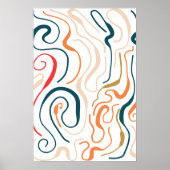 Poster Style Doodline Art Moderne Mur (Devant)