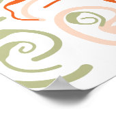 Poster Style Doodline Art Moderne Mur (Coin)