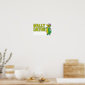Poster Style du logo Wally Gator (Cuisine)