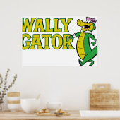 Poster Style du logo Wally Gator (Cuisine)