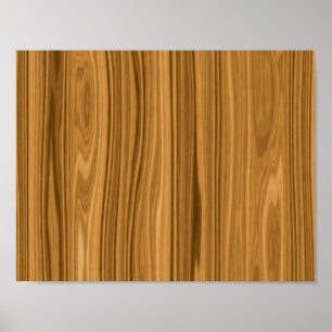 Poster Style en bois élégant de grain