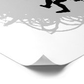 Poster Style Escalade de montagne Scribble (Coin)