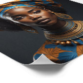 Poster Style femme africaine (Coin)
