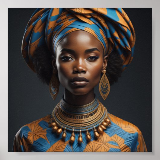 Poster Style femme africaine (Devant)