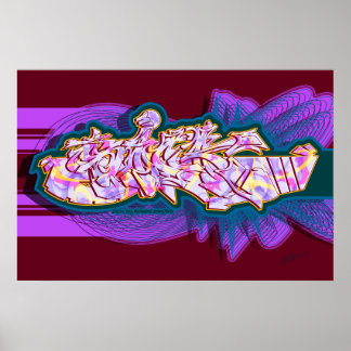 Poster Style graffiti