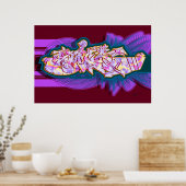 Poster Style graffiti (Cuisine)