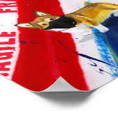 Poster style Graffiti "reine Elizabeth" (Coin)