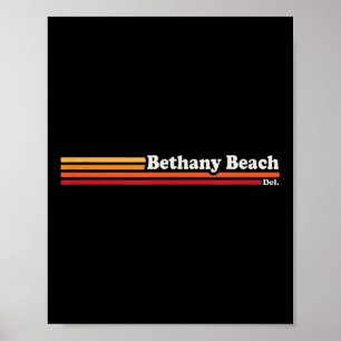 Poster Style graphique vintage des années 1980 Bethany Be