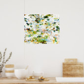 Poster Style grunge vert design graphique d'art abstrait (Cuisine)