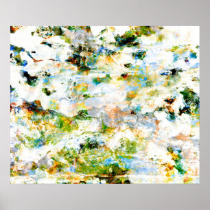 Poster Style grunge vert design graphique d'art abstrait