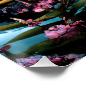 Poster style japonais belle nature art Décor (Coin)