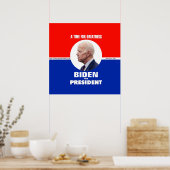 Poster Style Joe Biden JFK (Cuisine)