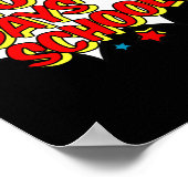 Poster Style Joyeux 100ème 100 Jours D'École (Coin)