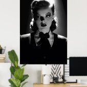 Poster Style Judy Garland Noir (Bureau à domicile)