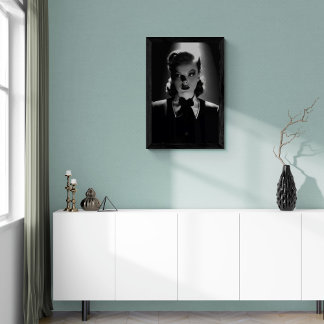 Poster Style Judy Garland Noir