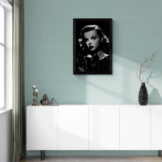 Poster Style Judy Garland Noir