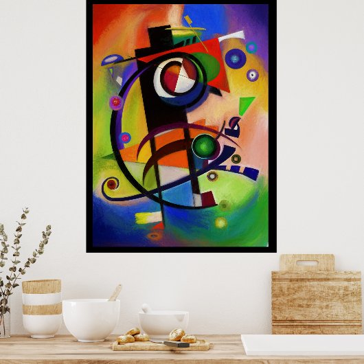 Poster Style Kandinsky (Cuisine)