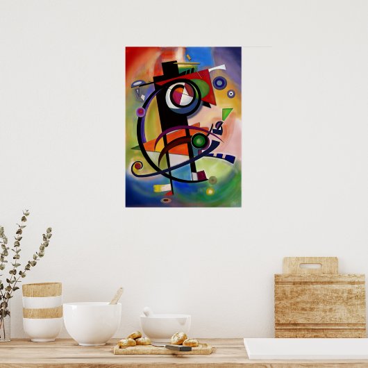 Poster Style Kandinsky (Cuisine)