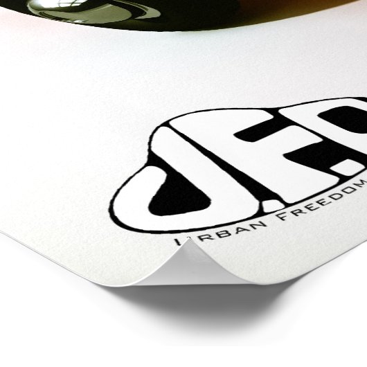 Poster style Ladybug du Camper à vélo Mini (Coin)