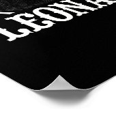 Poster Style Leonard Cohen Art 60s (Coin)