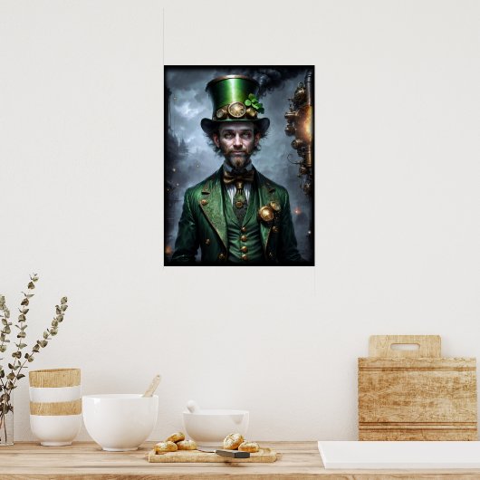 Poster Style Leprechaun Steampunk (Cuisine)