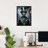 Poster Style Leprechaun Steampunk (Bureau à domicile)
