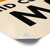 Poster Style Mid Century Modern Martini (Coin)