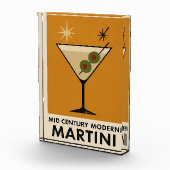 Poster Style Mid Century Modern Martini Fotoblokken (Rechts)