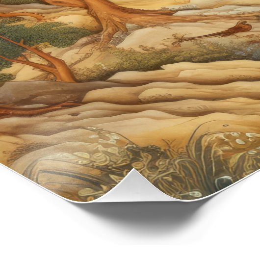 Poster Style miniature persane (Coin)