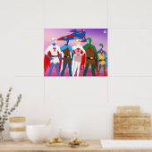 Poster Style minimal Gatchaman (Cuisine)