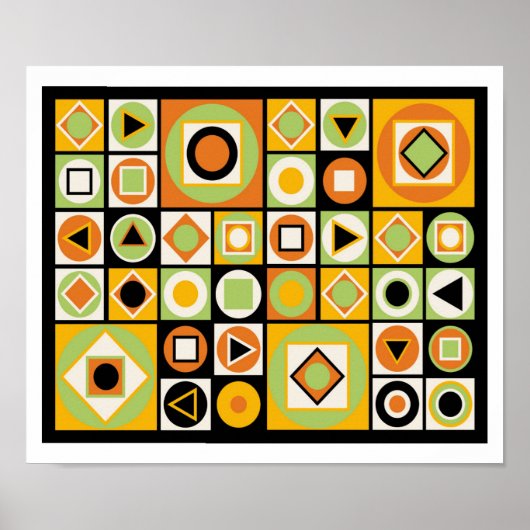 Poster Style Moderne Du Milieu Du Siècle 10 (Devant)