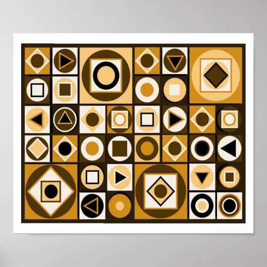 Poster Style Moderne Du Milieu Du Siècle 4 (Devant)