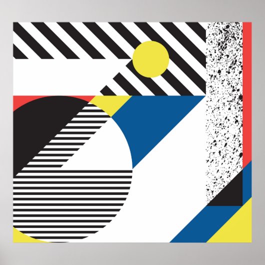 Poster Style moderne rétro Design Arrière - plan (Devant)