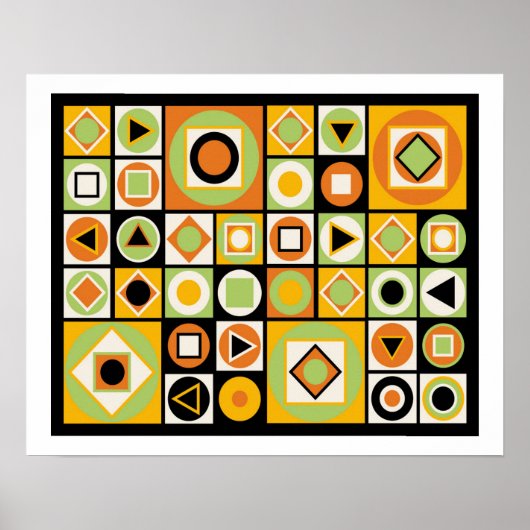 Poster Style Modernité Milieu de Siècle 10 (Devant)