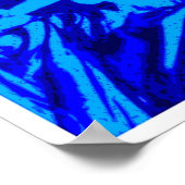 Poster Style pop art Statue de la Liberté Quatre Couleur (Coin)